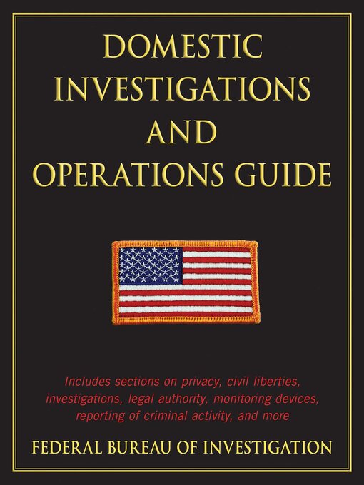 Cover image for Domestic Investigations and Operations Guide